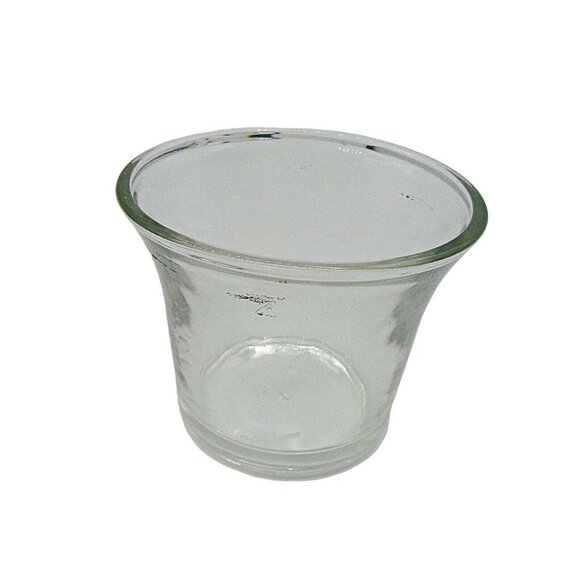 Glass Candle Holder 3 Votive Iron Scroll Mantle Staging Decor Housewarming 11X3" - Picture 4 of 12